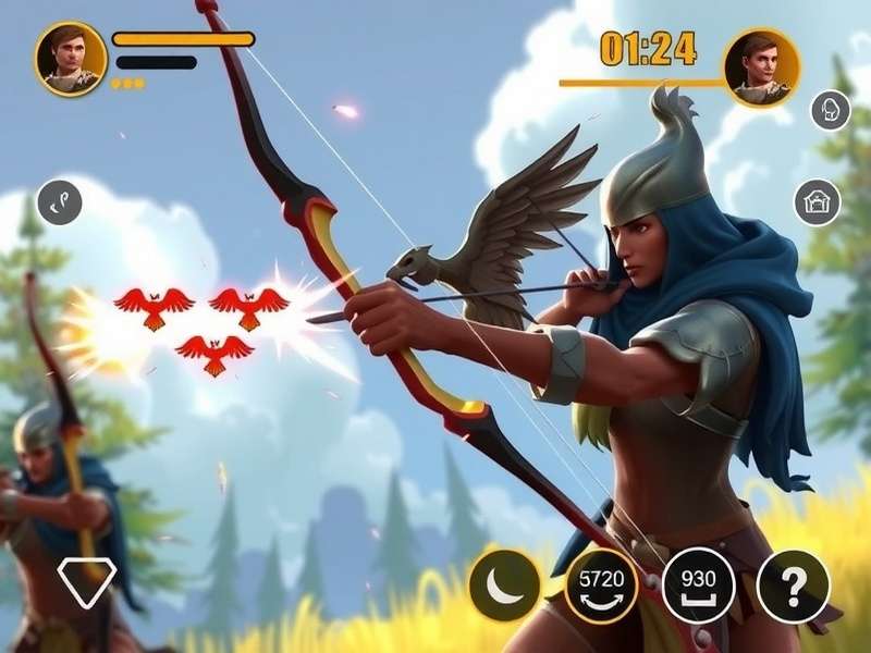 Hawkeye Mace Archer combat strategy illustration